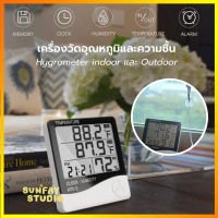 เครื่องวัดอุณหภูมิและความชื้น เทอร์โมมิเตอร์แบบมีสาย indoor และ Outdoor Hygrometer