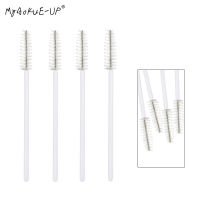 200 Pcs Eyelash Brush Disposable Nylon White Mascara Wands Applocator Spoolers Eyelash Extension Makeup Tools