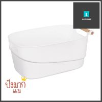 กล่องเก็บของด้ามไม้ KECH 21.5x40x18 ซม. ไซซ์ LSTORAGE BOX WITH WOODEN HANDLE KECH 21.5X40X18CM L **ของแท้100%**