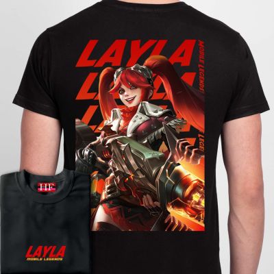 Layla Blazing GUn full print tshirt mobile legends shirt ml tee mlbb