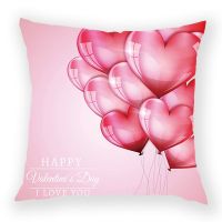 Valentine Love Couple Pillow Case Letter Mr and Mrs Pillow Cover    Balloon Bed Cushion Covers for Home Wedding Decoration Cojin