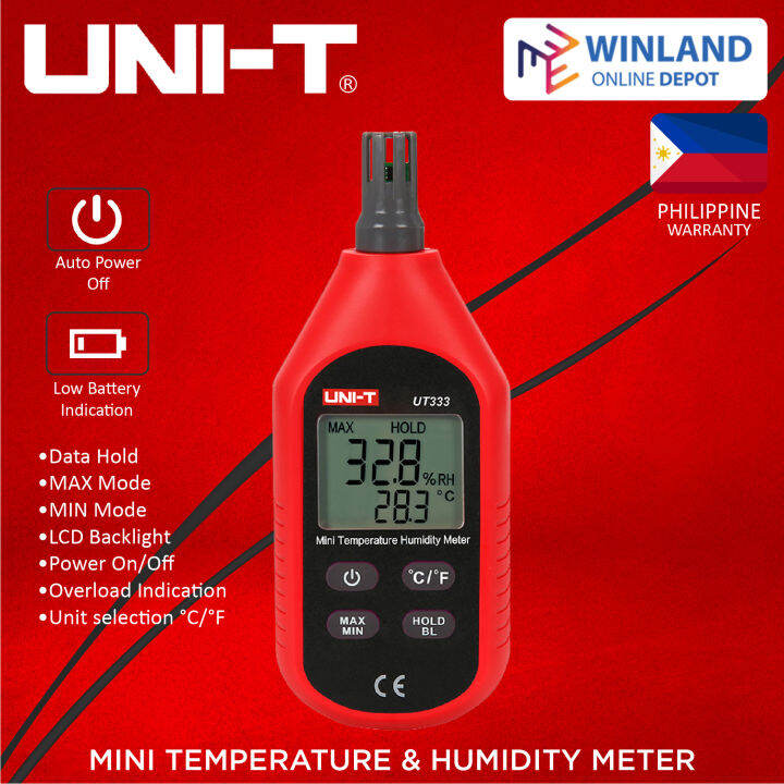 UNIT by Winland Mini Temperature & Humidity Meters Multimeter Multi