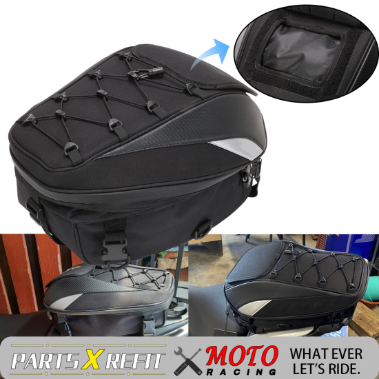 Jfg moto túi yên sau túi hành lý du lịch xe máy chống nước túi mũ bảo hiểm - ảnh sản phẩm 3