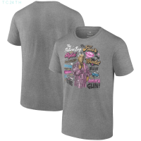 Fanatics WWE 2023！New！Heather Gray Ric Flair Mens Printed T-shirt 2023 High quality products （Freeprinting of names）