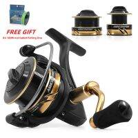 ZZOOI Ashconfish Spinning Fishing Reel Left/Right Handle 8KG Max Drag 8BB 1000H-5000H Metallic CNC Spool Long Shot Fishing Spinner