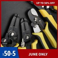 （Conbo metals）คีมหลาย Crimping Plier Multi Tool Wire Stripper Multitool Functional Snap Ring Terminals Crimper Wire Tool Plier Hand Tools