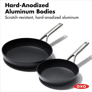 OXO Professional Hard Anodized PFAS-Free Nonstick, 5 Piece Cookware Pots  and Pans Set, Induction, Diamond reinforced Coating, Dishwasher Safe, Oven