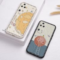 {Taoyitao Case} สำหรับ Huawei P50โปร P40 P20 P30เคส Lite เกียรติยศ50 Nova 9 7 6 SE 8i เคส7i Capa ดาวเคราะห์การวาดภาพสีน้ำมัน