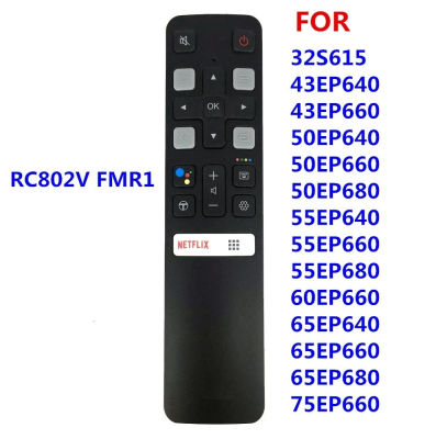 For RC802V FMR1 RC802V FUR6 RC802V FNR1 New Original Assistant Voice Remote Control use For TCL Android 4K Smart