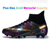 พลัสขนาด32-48 Mercurial Superfly รองเท้าฟุตบอลรองเท้าฟุตบอลเด็ก