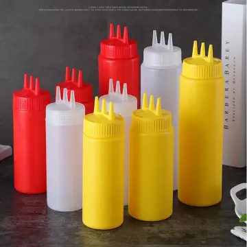 Condiment Squeeze Bottle Sauce Squeeze Squirt Bottle for Kitchen Plastic  Syrup C