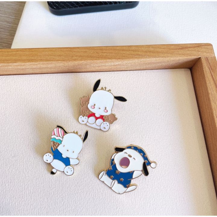 sanrio-เข็มกลัด-ลายการ์ตูนคิตตี้-pachacco-diy-เครื่องประดับแฟชั่น-ของขวัญ