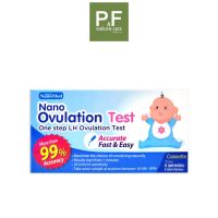 Nano Ovulation Test ชุดทดสอบการตกไข่ ชนิดหยด ตรวจหาฮอร์โมน LH เพิ่มโอกาสการมีบุตร แม่นยำ รู้ผลไว (5ชุด/กล่อง)