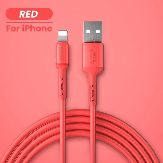 chaunceybi-usb-cable-iphone-14-13-12-xr-xs-8-7-6s-5s-fast-data-charging-charger-wire-cord-silicone-1-1-5-2m