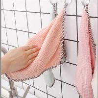 Thick Kitchen Daily Dish Towel Non-stick Oil Thickened Table Cleaning Cloth Absorbent Scouring Pad Dish Cloth Kitchen Rag