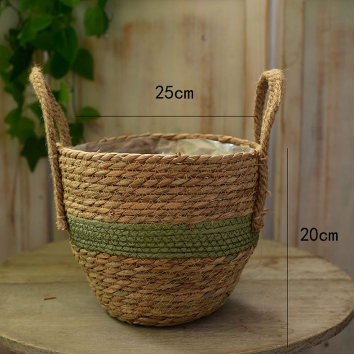 handwoven-straw-flower-pot-indoor-plants-container-laundry-toy-storage-basket-for-garden-home-decoration