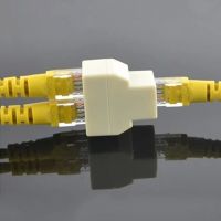 คุณภาพสูง Rj45 Cat5เครือข่ายอีเธอร์เน็ต Cat5e 1to2อะแดปเตอร์เชื่อมต่อที่ Nov2-a