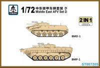 ชุด AFV สร้างโมเดล2IN1 ST007209แบบ S-Model 1/72ระดับตะวันออกกลางชุดสร้างโมเดล