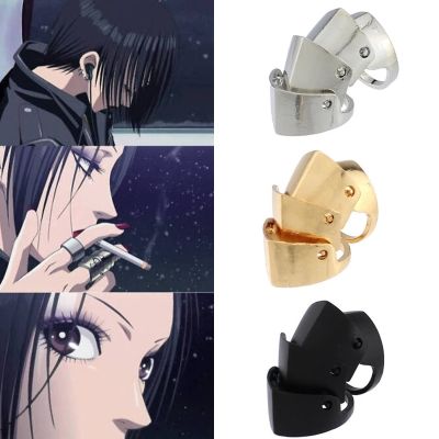 [MM75] อะนิเมะ Oosaki Nana แหวน Cool Punk Gothic Rock Scroll Joint เกราะ Knuckle แหวนนิ้วโลหะคอสเพลย์ของขวัญ