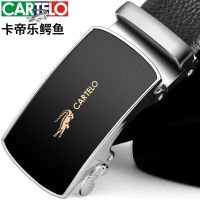 Cartelo leather belt man young pure leather belt buckle belts business casual head layer male
