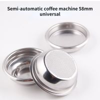 58mm Single/Double CupDetachable Stainless Steel 58mm Coffee Filter Basket Strainer Coffee Machine Accessories Single Double Cup