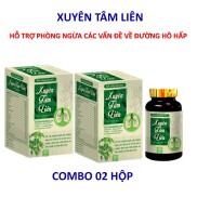 XUYÊN TÂM LIÊN 02 HỘP Viên uống thảo mộc Xuyên Tâm Liên hỗ trợ phòng ngừa