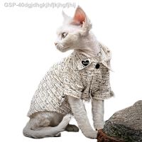 ™ชุดแมวสฟิงซ์ไม่มีขนชุดแมวบางสำหรับแมว Sphynx Rex