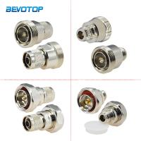 ☂卐▪ 1 Pcs L29 7/16 DIN Male Plug/Female Jack to N Type J/K Connector Coaxial RF Microwave Adapter Nickel/Brass Plated