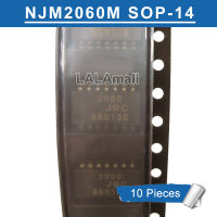 10Pcs NJM2060M 2060 SOP14 NJM2060 JRC2060 SOP-14 4-Way เครื่องขยายเสียงใหม่เดิม