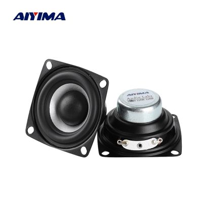 AIYIMA 2Pcs 2 Inch Audio Portable Speakers Full Range Speaker 4Ohm 12W DIY Stereo HiFi Horn Loudspeaker Home Theater Accessories