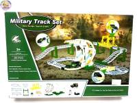 Fire Fighting Track Set รถนักผจญเพลิงของเด็กเล่น รถวิ่งบนรางพลิกได้ 180 องศา มีไฟ มีเสียงเอฟเฟค [XS174A2]