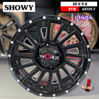 ล้อแม็กขอบ 20x9.0 ET+18 6รูx139.7?? ยี่ห้อ SHOWY รุ่น L1404 ?(ราคาต่อ1วง)? สายออฟโรด สายลุย งานดี❤️