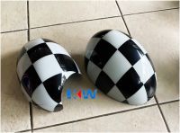 Mini Coper ฝาครอบกระจกมองข้างซ้าย+ขวา Checkered  R56 (แท้)