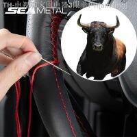 【CW】卐✣◘  Leather Steering Cover Car Products Braiding Protector Bmw E46 4 5 Accessories