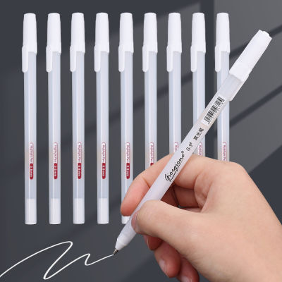 【Free Shipping】ปากกาปากกาเน้นข้อความสีขาวปากกาเซ็นชื่อปากกามาร์คเกอร์วาดด้วยมือปากการ่างแบบการ์ตูน