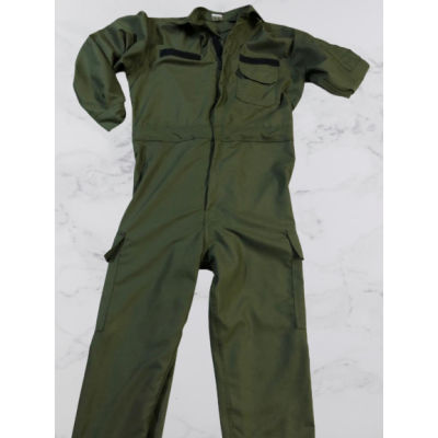 overalls green single zip pant jumpsuit READY STOCK