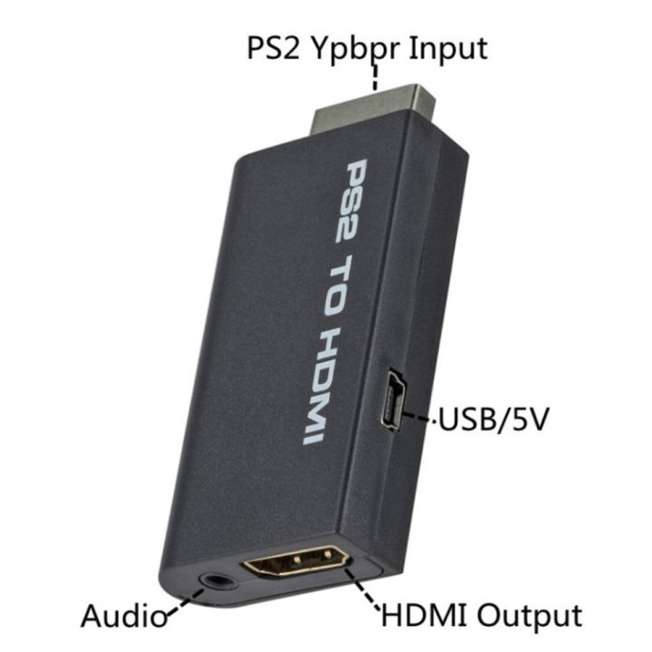 ps2-to-hdmi-compatible-converter-480i-480p-576i-ps2-audio-video-adapter-with-3-5mm-audio-cable-supports-pc-all-ps2-display-modes