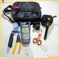 ✖❀✤ Hot Fiber Optic FTTH Tool Kit with SKL 6C Fiber Cleaver Optical Power Meter 10MW Visual Fault Locator Wire stripper suit sale