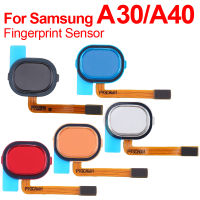 Original Home ปุ่ม Touch ID ลายนิ้วมือ Sensor Flex Cable สำหรับ Samsung Galaxy A30 A305 A305F Ds A40 A405 SM-A405FN Ds