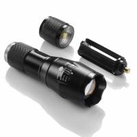 Flashlight CREE XML T6 LED Zoomable Torch 5 Modes ไฟฉาย แรงสูง ซูมได้ แถมอุปกรณ์ครบชุด พร้อมถ่านชาร์จ4800mah