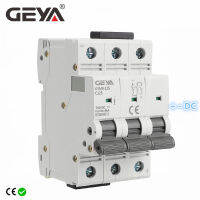 จัดส่งฟรี GEYA GYM9-125 DC MCB 750VDC มินิตัดวงจรราง Din 80A 100A 125A 3เฟสตัดวงจร DC