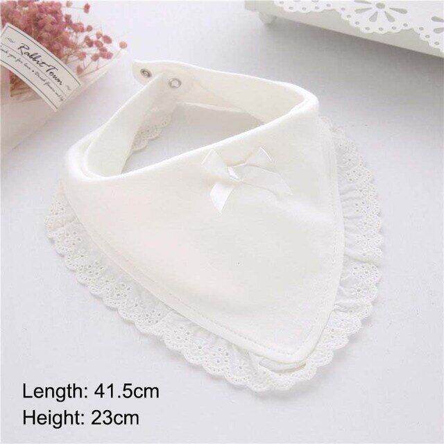 baby-bib-soft-cotton-baby-drool-bibs-triangle-scarf-comfortable-drooling-and-teething-lace-bow-towel-saliva-towel-for-newborn