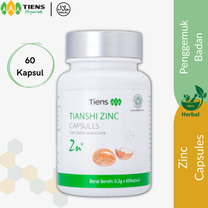 Tianshi Zinc Capsules Vitamin Penambah Nafsu Makan Anak Kemasan Ecer