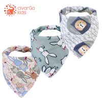 【CW】 Civarua Kids Baby Bandana Drool Bibs Cotton for Boys  amp; Girls Super Soft Absorbent Feeding Newborn