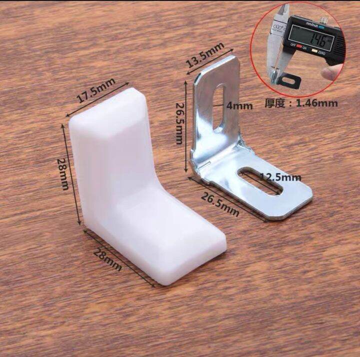 12pcs Pack L/Bracket With Cover Right Angle L Shape Bracket Corner