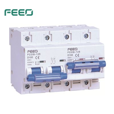 FEEO 2P 2P 125A AC Dual power Manually Transfer Switch MTS Interlock Circuit Breaker