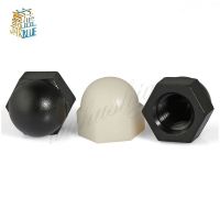 2-10Pcs DIN1587 RoHS M3 M4 M5 M6 M8 M10 M12 Black And White Nylon Nut Plastic Cap Nuts Decorative Acorn Nut