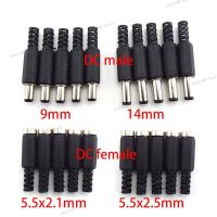 5PCS DC Female Male Jack Socket Power Supply Plug Connectors 5.5mm x 2.1mm Male Adapter Wire 5521 Terminal WB5TH