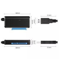 USB 3.0 To Sata 3 2 1 HDD SSD ฮาร์ดดิสก์ไดรฟ์อะแดปเตอร์แปลงสายเคเบิล SataIII USB 3.0 สำหรับ 2.5 นิ้ว" Sata III II I