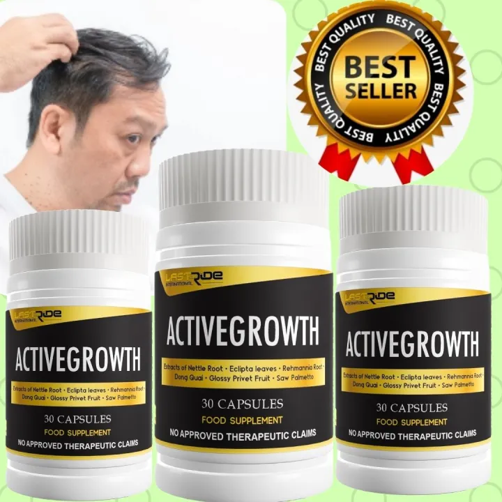 Active Growth food supplement 1 Bottle ( 30 capsules ) hair supplement ...